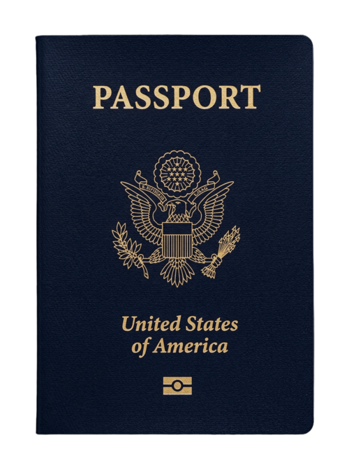 United States passport, representing visa guidance for career transitions to the USA